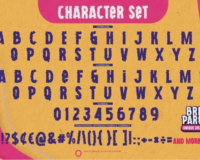 Break Parquet - Unique Display Font