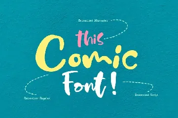 Bramscoot - Modern Display Comic font