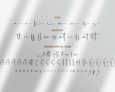 Mellyani Script font