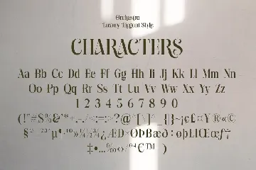 Orchestra - Modern Elegant Serif font