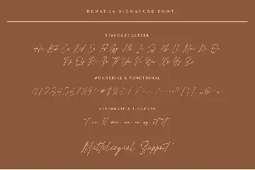 Renatha Signature Font