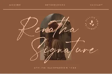 Renatha Signature Font