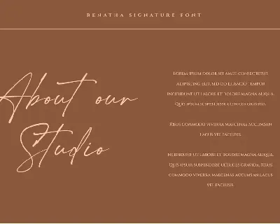 Renatha Signature Font