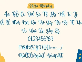 Hello Mommy â€“ Modern Handlettering font
