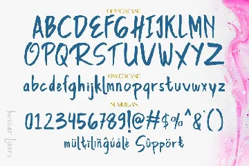 Koscar Liners font