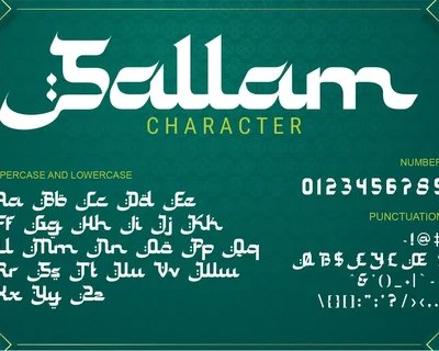 Sallam - Decorative Font