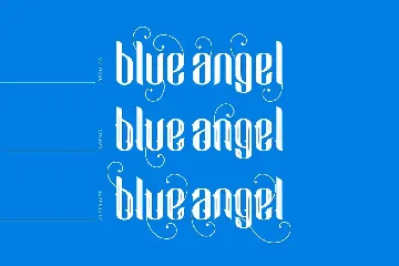 Blue Angel font