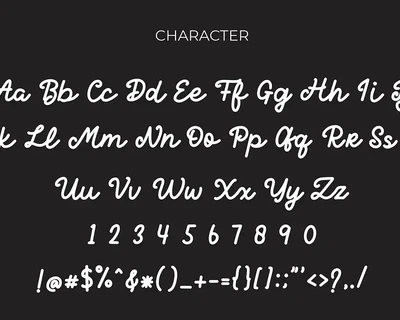 One Bite Bold Calligraphy Font