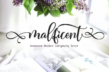 MALFICENT - Script font