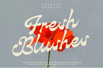 Fresh Blushes font