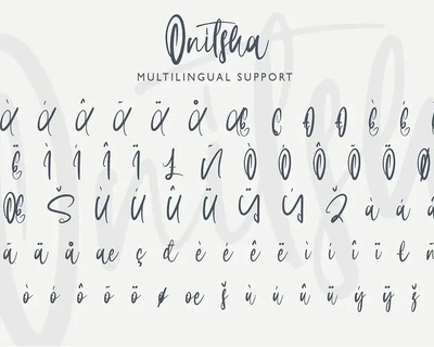 Onitsha Handwritten Script font