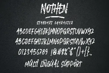 Nothen Display font