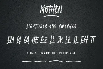 Nothen Display font