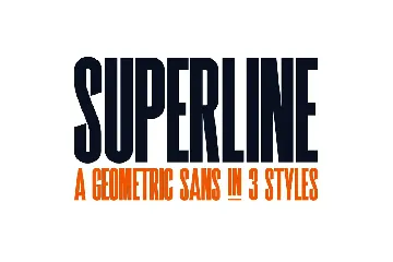 SuperLine Display Typeface font