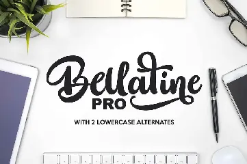 BELLATINE PRO - script font