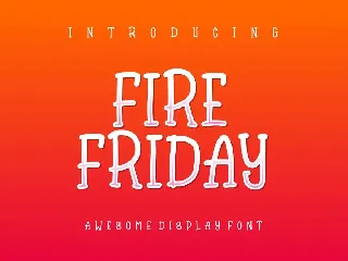 Fire Friday Font
