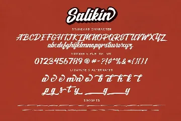 Salikin Script Font