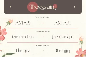 Theossaint Font