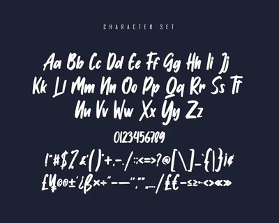 Runyone - Handbrush Font