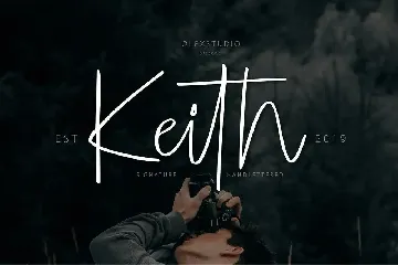 KEITH - Handlettering script font