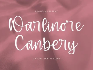 Warlinore Canbery Casual Script Font