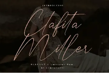 Clafita Miller Signature Font