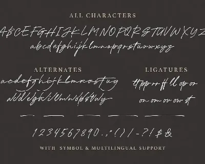 Holybuck - Signature Font Family