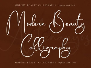 Amtenaryos Modern Calligraphy font