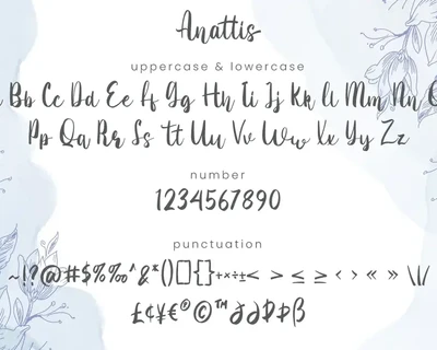Anattis - Script Font
