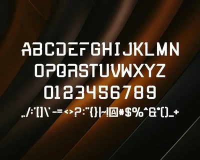 BlackReed font