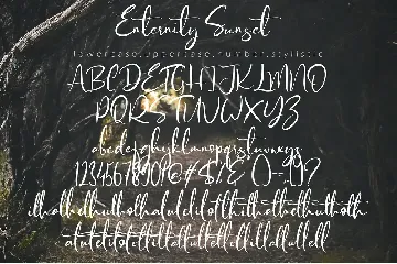 Enternity Sunset font