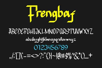 Frengbaf  - Graffiti Font