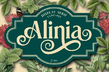 Alinia font