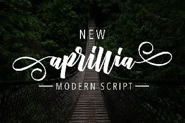 Aprillia Script font