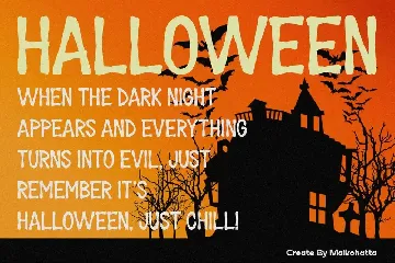 Jack House - Halloween Display Font