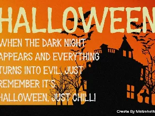 Jack House - Halloween Display Font