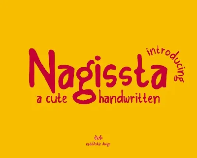 Nagissta - handwritten font