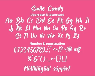 Smile Candy font