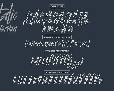 Justin Brush font