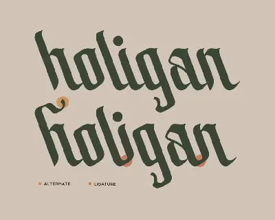 Bolliamih - Modern Calligraphy Font