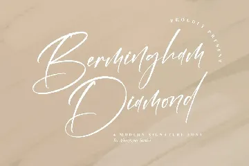 Bermingham Diamond Modern Signature Font