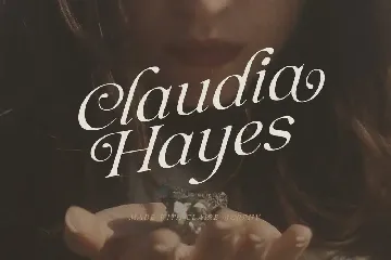 Claire Murphy - Stylish Italic Serif font