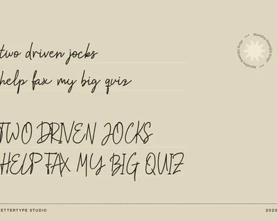 Gwathlyn Beauty Monoline Font