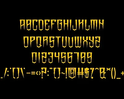 Gamelowin  - Halloween Display Font