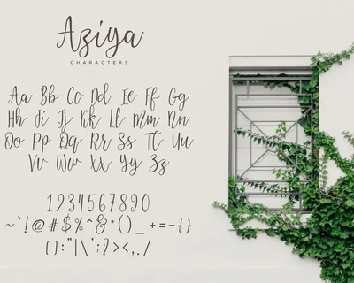 Aziya font