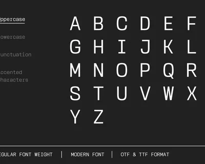 Monospace Font