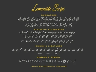 Lemontide font