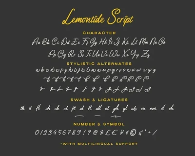 Lemontide font