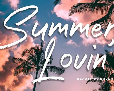 Samudra Brush Handwritten font