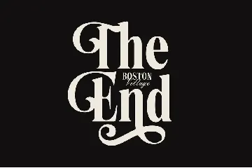 Boston Village font